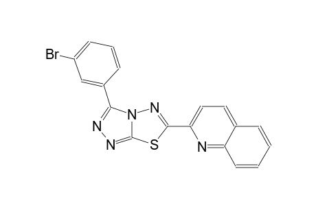 quinoline, 2-[3-(3-bromophenyl)[1,2,4]triazolo[3,4-b][1,3,4]thiadiazol-6-yl]-