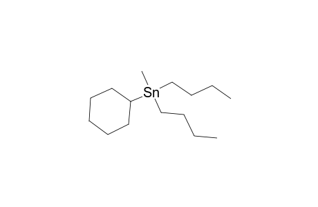 Stannane, dibutylcyclohexylmethyl-