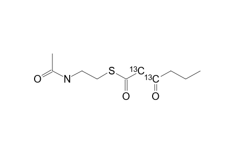 (2,3-13C2)-3-KETOHEXANOIC-ACID-N-ACETYLCYSTEAMINEESTER