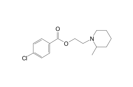 2-(2-Methylpiperidino)ethyl p-chlorobenzoate