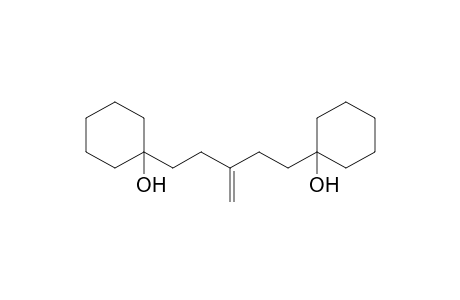 1-{3-[2-(1-Hydroxycyclohexyl)ethyl]but-3-enyl}cyclohexan-1-ol