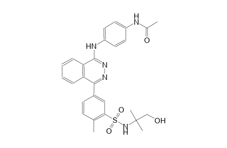 N-(4-{[4-(3-{[(2-hydroxy-1,1-dimethylethyl)amino]sulfonyl}-4-methylphenyl)-1-phthalazinyl]amino}phenyl)acetamide