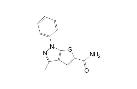 3-methyl-1-phenyl-1H-thieno[2,3-c]pyrazole-5-carboxamide