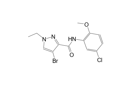 4-bromo-N-(5-chloro-2-methoxyphenyl)-1-ethyl-1H-pyrazole-3-carboxamide