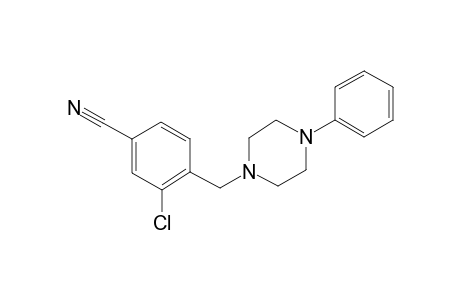 3-Chloro-4-[(4-phenyl-1-piperazinyl)methyl]benzonitrile