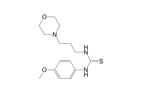 N-(4-methoxyphenyl)-N'-[3-(4-morpholinyl)propyl]thiourea