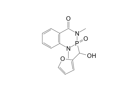 2,3-dihydro-1,3-dimethyl-2-(alpha-hydroxyfurfuryl)-1,3,2-benzodiazaphosphorin-4(1H)-one, 2-oxide