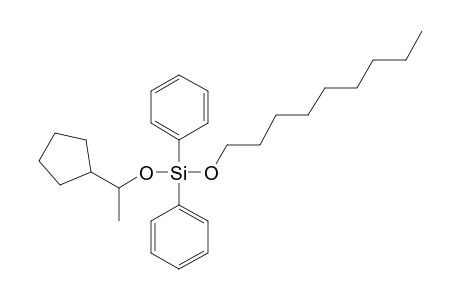 Silane, diphenyl(1-cyclopentylethoxy)nonyloxy-