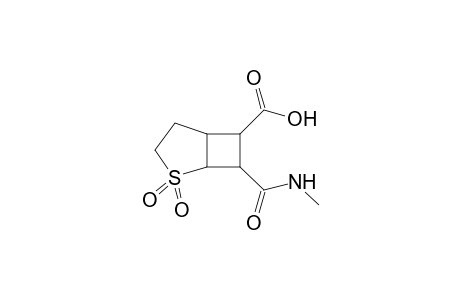 2-Thiabicyclo[3.2.0]heptane-6,7-dicarboxyloic acid monomethylamide 2,2-dioxide