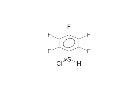 PENTAFLUOROPHENYLSULPHUR CHLORIDE, PROTONATED