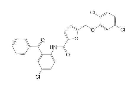 N-(2-benzoyl-4-chlorophenyl)-5-[(2,5-dichlorophenoxy)methyl]-2-furamide