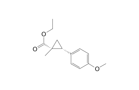 Ethyl cis-2-(4-methoxyphenyl)-1-methylcyclopropane-1-carboxylate