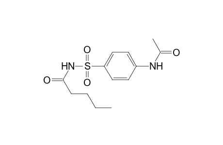 N-(4-acetamidophenyl)sulfonylpentanamide