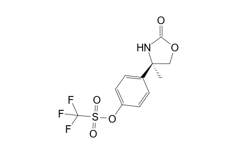 (R)-4-(4-methyl-2-oxooxazolidin-4-yl)phenyl trifluoromethanesulfonate