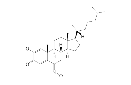 2-HYDROXY-6-(E)-HYDROXIMINO-CHOLESTA-1,4-DIEN-3-ONE
