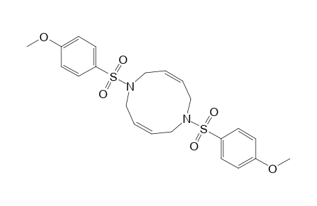 (E,E)-1,6-Bis[(4-Methoxyphenyl)sulfonyl]-1,2,5,6,7,10-hexahydro-1,6-diazecine