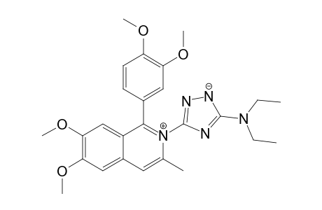 [5-[1-(3,4-dimethoxyphenyl)-6,7-dimethoxy-3-methyl-isoquinolin-2-ium-2-yl]-1,2-diaza-4-azanidacyclopenta-2,5-dien-3-yl]-diethyl-amine