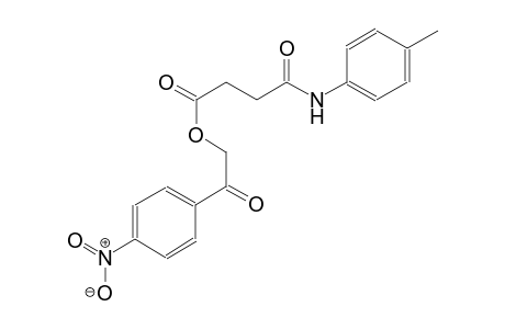 butanoic acid, 4-[(4-methylphenyl)amino]-4-oxo-, 2-(4-nitrophenyl)-2-oxoethyl ester
