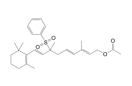 Retinol, 9,10-dihydro-9-(phenylsulfonyl)-, acetate