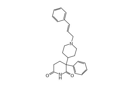 2-(1-CINNAMYL-4-PIPERIDYL)-2-PHENYLGLUTARIMIDE