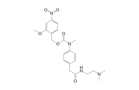 N-[2-[N,N-Dimethylamino)ethyl] 4-[N-methyl-N-(2-methoxy-4-nitropbenzyloxycarbonyl)amino]phenylaceamide hydrochloride