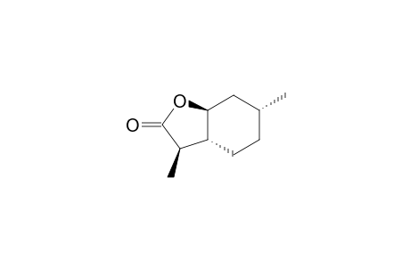 (3R,3aR,6R,7[a]S)-Perhydro-3,6-dimethyl-benzo-[b]-furan-2-one