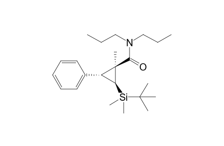 (1S*,2S*,3R*)-2-(tert-Butyldimethylsilyl)-3-(phenyl)-N,N-dipropyl-1-methylcyclopropanecarboxamide