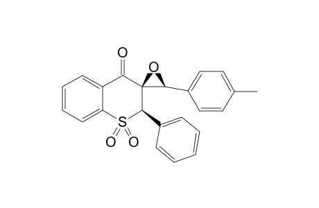 TRANS,CIS-(+/-)-3'-(4-METHYLPHENYL)-2-PHENYLSPIRO-[2H-1-BENZOTHIOPYRAN-3(4H),2'-OXIRAN]-4-ONE-1,1-DIOXIDE