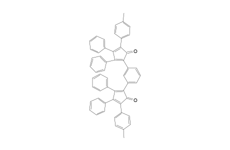 1,3-Bis[2-oxo-3-(p-tolyl)-4,5-diphenylcyclopenta-1,4-dienyl]benzene