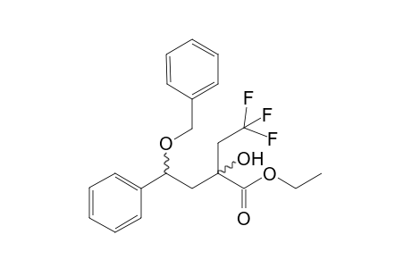 Ethyl 4,4,4-trifluoro-2-hydroxy-2-(2-benzyloxy-2-phenylethyl)butanoate isomer