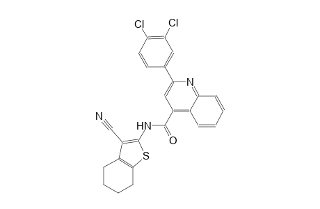 N-(3-cyano-4,5,6,7-tetrahydro-1-benzothien-2-yl)-2-(3,4-dichlorophenyl)-4-quinolinecarboxamide