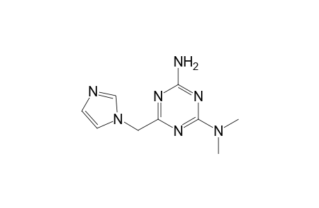 6-(1-imidazolylmethyl)-N2,N2-dimethyl-1,3,5-triazine-2,4-diamine