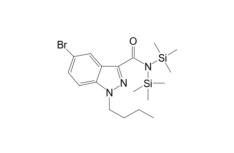 Butyl-5Br-indazolecarboxamide 2TMS
