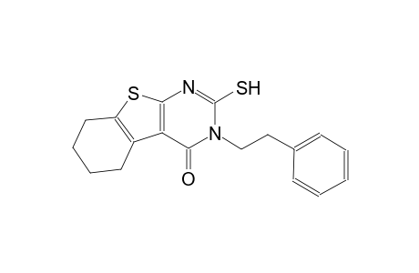 3-(2-phenylethyl)-2-sulfanyl-5,6,7,8-tetrahydro[1]benzothieno[2,3-d]pyrimidin-4(3H)-one