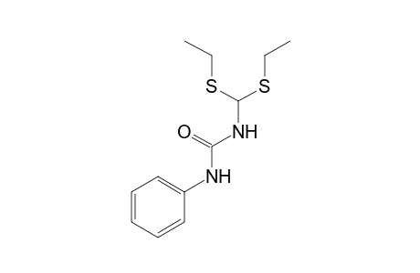 1-FORMYL-3-PHENYLUREA, 1-(DIETHYL MERCAPTAL)
