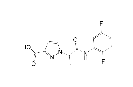 1H-pyrazole-3-carboxylic acid, 1-[2-[(2,5-difluorophenyl)amino]-1-methyl-2-oxoethyl]-