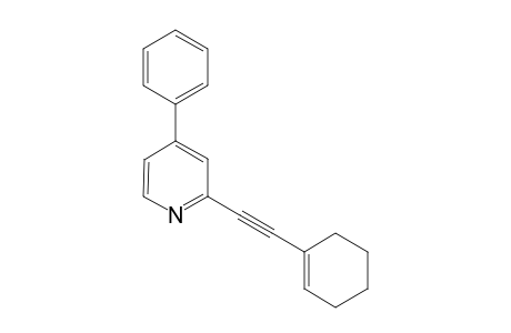 2-(cyclohex-1-en-1-ylethynyl)-4-phenylpyridine