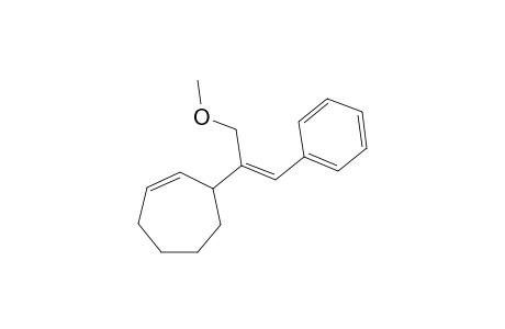 (Z)-3-((Z)-3-Methoxy-1-phenylprop-1-en-2-yl)cyclohept-1-ene