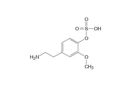 4-(2-AMINOETHYL)-2-METHOXYPHENOL, HYDROGEN SULFATE (ESTER)