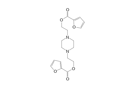 2-(4-[2-(2-Furoyloxy)ethyl]-1-piperazinyl)ethyl 2-furoate
