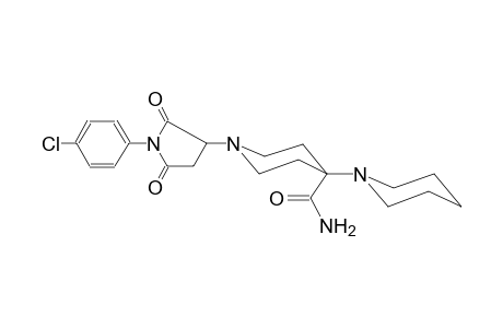 1'-(1-(4-chlorophenyl)-2,5-dioxopyrrolidin-3-yl)-[1,4'-bipiperidine]-4'-carboxamide