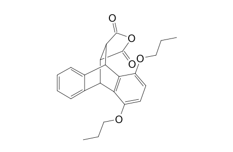 (11R*,15S*)-1,4-Dipropoxy-9,10,11,15-tetrahydro-9,10[3',4']furanoanthracene-12,14-dione
