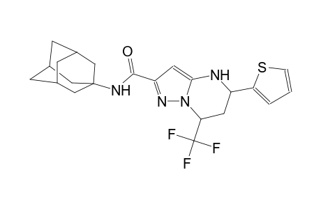 N-(1-adamantyl)-5-(2-thienyl)-7-(trifluoromethyl)-4,5,6,7-tetrahydropyrazolo[1,5-a]pyrimidine-2-carboxamide