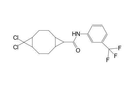 10,10-dichloro-N-[3-(trifluoromethyl)phenyl]tricyclo[7.1.0.0~4,6~]decane-5-carboxamide