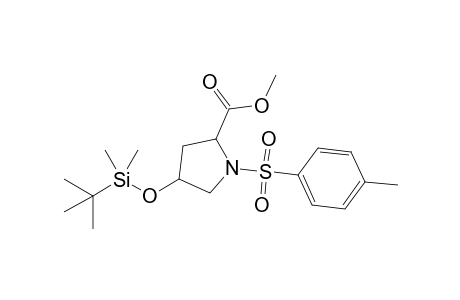 Methyl 1-tosyl-4-tert-butyldimethylsilyloxypyrrolidin-2-carboxylate