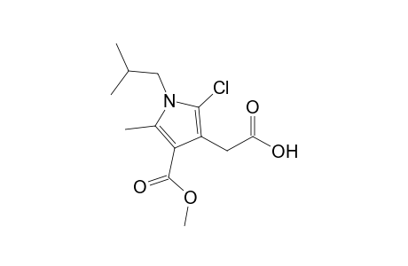 2-[2-Chloro-1-isobutyl-4-(methoxycarbonyl)-5-methyl-1Hpyrrol-3-yl]acetic acid