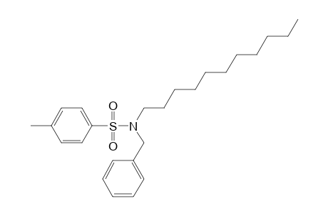 Benzenesulphonamide, 4-methyl-N-benzyl-N-undecyl-