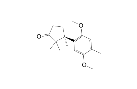5-[4'-Oxo-1'.2',2'-trimethylcyclopent-1'-yl]-2-methyl-1,4-dimethoxybenzene