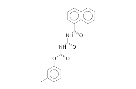 Allophanic acid, 4-(1-naphthoyl)-, 3-methylphenyl ester
