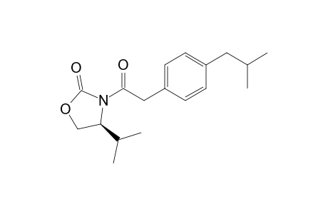 N-[(4'-Isobutylbenzyl)carbonyl]-4-isopropyl-1,3-oxazolidin-2-one